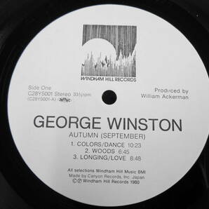 L#4338◆帯付LP◆ ジョージ・ウィンストン - オータム GEORGE WINSTON Autumn ピアノ インスト イージーリスニング C28Y5001の画像3