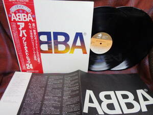 L#4358◆帯付2LP◆ アバ グレイテスト・ヒッツ24 ABBA's Greatest Hits DSP-3012