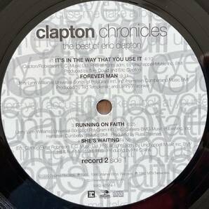 ◆ERIC CLAPTON/エリック・クラプトン◆EU盤2LP/CLAPTON CHRONICLES〜the best of eric clapton//ステッカー貼りの画像9