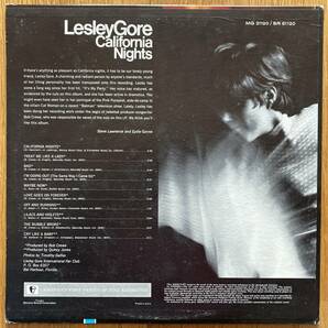 ◆LESLEY GORE/レスリー・ゴーア◆US盤LP/CALIFORNIA NIGHTS//MONO//Pro:BOB CREWE & QUINCY JONESの画像2