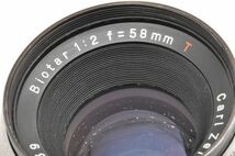 Carl Zeiss Jena Biotar 58mm F2 T M42 カール ツァイス イエナ ビオター Ｔ Ｍ４２ ドイツ製 Germany 58/2 5.8 20_画像2