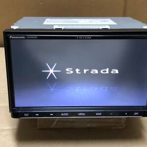 ストラーダ CN-RA03D 音の匠 スライドタッチ 地デジ フルセグ CD DVD SD Bluetooth 動作ok新品 プリントアンテナ付きの画像1