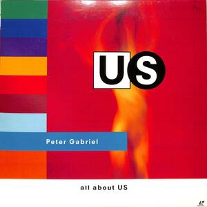 B00152306/LD/ピーター・ガブリエル(ジェネシス・GENESIS)「All About Us 1993 (1994年・TOLW-3170・アートロック)」