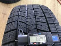 スタッドレス DUNLOP WM03 22年製 215/65R16 アルミホイールセット 4本 トヨタ専用 中古 アルファード ヴェルファイア_画像6