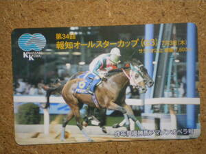 I256・アマゾンオペラ　川崎競馬　競馬　未使用　50度数　テレカ