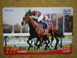 I263a・アルアイン　競馬　未使用　500円　クオカード