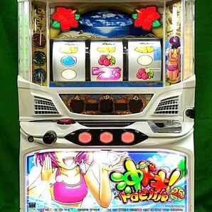 沖ドキ!トロピカル （A10220）コイン不要機付き スロットslot パチスロ実機家庭用 格安スタート＊ の画像2