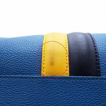 トッズ TOD’S 20SS 日本限定 ダブルストライプ トート バッグ ハンド レザー ライン 青 ブルー a233_画像7