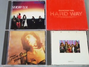CD SHOW-YA アルバム4枚セット ショーヤ Glamour/HARD WAY/TURN OVER/WHITE
