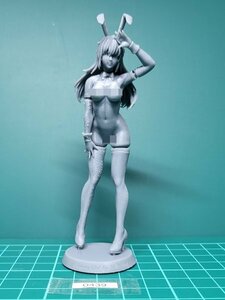 ★新作（0439）8K光造形3Dプリント品 『 Sexy Bunny Girl 』（NUDE_Ver） ／高さ≒12ｃｍ／精密レジンフィギュアキット★