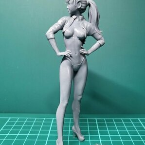 ★（0327）8K光造形3Dプリント品 『 SEXY_RACE_QUEEN_Ai 』（一部難有） ／≒1/12／レジンフィギュアキット★シタデルカラー等の練習用にの画像2