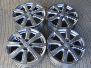 トヨタ純正　15×5.5J/OFFSET+45/PCD 100/4穴/ハブ径54㎜№177