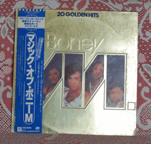 LP●マジック・オブ・ボニーM〈ポップ/ディスコ〉P-13001A　20 GOLDEN HITS　マイ・フレンド・ジャック/怪僧ラスプーチン/バハマ・ママ