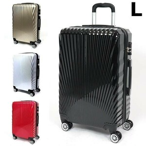  suitcase carry bag Carry case L size 80L large specular lustre TSA lock 4 wheel double caster 7.? ### case 227-L## KNB761