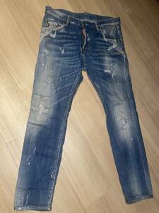 DSQUARED2ディースクエアード2 SKATER JEAN　48 S71LB0593 正規品 美品 スキニーデニムジーンズ