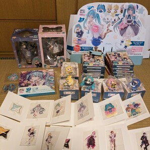 初音ミク 39の日 記念くじ ラストハッピー賞 B C D賞 セミセミコンプリートセット フィギュア アクスタ ちょこんと おまけの画像1