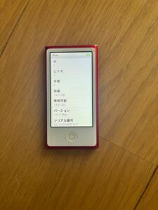 iPod nano RED MD744J レッド 第7世代 アップル Apple