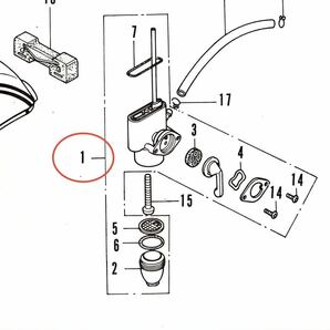 ■ホンダ フューエルコックASSY. 燃料タンクスイッチ CL SL M XL XR CB系 社外互換品 ドリームビンテージオフトレールスクランブラー未使用の画像10