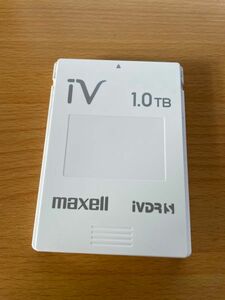 マクセル　maxell iVDR-S 1.0TB カセットHDD使用済み　1個！　貴重！　日立WOOO マクセルブルーレイディスク