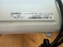 CASIO カシオ レジスター 8部門 小型ドロア SE-S30-WE ホワイト Used_画像7