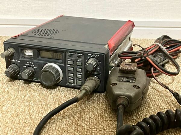 H93☆送料無料☆YAESU/八重洲/ヤエス『FT-290』2m ALL MODE TRANSCEIVER マイク『YM-47』アマチュア無線機 トランシーバー 動作未確認