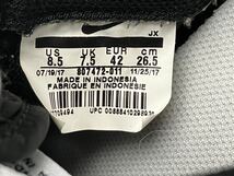 H43☆送料無料☆NIKE/ナイキ『807472-011 26.5cm』CLASSIC CORTEZ NYLON/クラシックコルテッツナイロン ブラック スニーカー_画像9