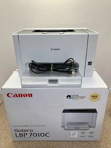 H05☆送料無料☆美品 Canon Satera/キャノン サテラ『LBP7010C』カラーレーザープリンター コピー機 通電確認済 現状品