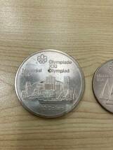 「H6537」カナダ モントリオール オリンピック 記念硬貨 コイン 銀貨 3枚セット 20ドル 5ドル_画像2