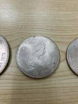 「H6537」カナダ モントリオール オリンピック 記念硬貨 コイン 銀貨 3枚セット 20ドル 5ドル_画像6