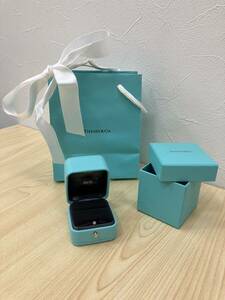 「H6608」 ティファニー TIFFANY&Co. ブルーボックス 空き箱 アクセサリーボックス 指輪ケース リングケース