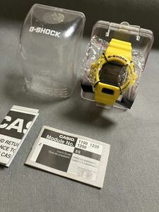 ［T2323］動作未確認　カシオ　G-SHOCK DW-6630B-9 FOX FIRE フォックスファイアー イエロー　ケース　時計　ケース　説明書