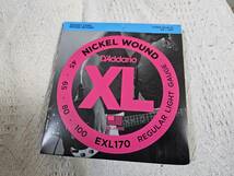 新品　D'Addario ダダリオ ベース弦 ニッケル EXL170 ■mg1_画像1