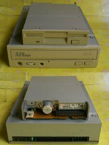 ●激安即決●貴重！ IDE接続 52倍速CD-ROM、TEAC FDドライブ●