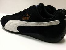 デッド 限定 新品 PUMA SPARCO プーマ スパルコ スピードキャット ブラック 黒 スエード ドライビングシューズ US 10 JP 28 箱付 正規品_画像7