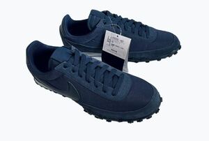 デッド!! 新品!! 17年 NIKE WAFFLE RACER NAVY ナイキ ワッフルレーサー ナイロン スエード ネイビー us 8 / 26 ㎝