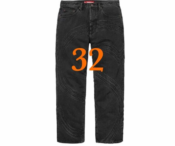 【32】Supreme S Logo Loose Fit Jean デニムパンツ