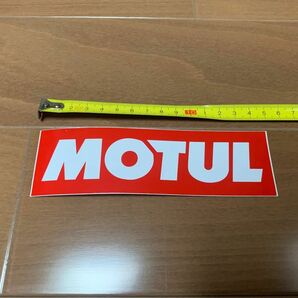 MOTUL モチュール 150mm ステッカー ロゴ 赤