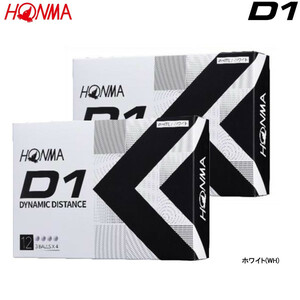 即決 ■ 送料無料 ■ HONMA ■ ホンマ ■ D-1　（２０２２年モデル） ■ ホワイト ■ ２ダース