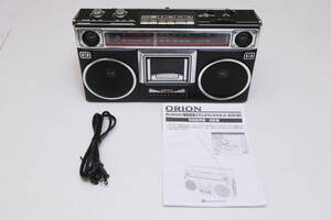 ORION AUDIO SCR-B5 現状品 Bluetooth FM/AMラジオ マイクロSD USB MP3 80年代イメージデザイン DOSHISHA ラジカセ