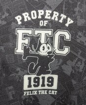 ★50%off★送料込み★カステルバジャックのFELIX the Cat メンズハーフジップトレーナー　黒（LL)6915_画像4