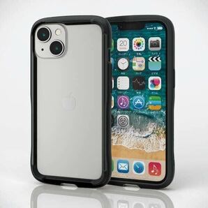 【送料無料】エレコム iPhone14/13用 tough slim light バンパー ブラックの画像7