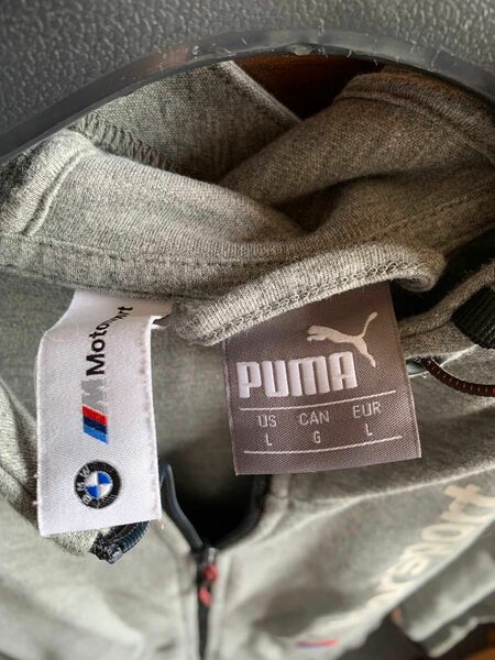 中古　PUMA x BMWコラボセットスポーツウェア Ｌサイズ