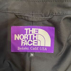 THE NORTH FACE LABEL ノースフェイス パープルレーベル コート ナナミカ限定 ポリ コート 黒 Mサイズ スプリングコートにもの画像4