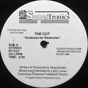 The Cut - Kindness For Weakness / ミックスとオーバー・ダブをLarry Levanが手掛けた、ガラージ・クラシックとしても人気の1枚！ 