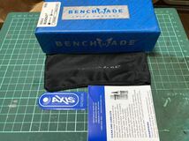 Benchmade ミニ 533-3 ナイフ 。ベンチメイド 登山 釣り キャンプ ブッシュクラフト クマ対策 護身用 狩猟 鹿狩 猪狩 熊狩 クマ_画像5