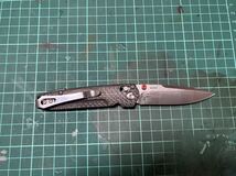 Benchmade 485 CFハンドル ナイフ 。ベンチメイド 登山 釣り キャンプ ブッシュクラフト クマ対策 護身用 狩猟 鹿狩 猪狩 熊狩 クマ_画像4