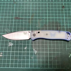 Benchmade 535 G10 ナイフ 。ベンチメイド 登山 釣り キャンプ ブッシュクラフト クマ対策 護身用 狩猟 鹿狩 猪狩 熊狩 クマの画像3