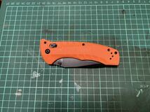 Benchmade 980 オレンジカラー ナイフ 。ベンチメイド 登山 釣り キャンプ ブッシュクラフト クマ対策 護身用 狩猟 鹿狩 猪狩 熊狩 クマ_画像1