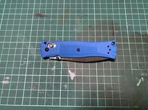 ※訳ありBenchmade BM530 ブルー ナイフ 。ベンチメイド 登山 釣り キャンプ ブッシュクラフト クマ対策 護身用 狩猟 鹿狩 猪狩 熊狩 クマ_画像1