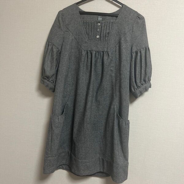 ZARA ワンピース 7分丈 グレー 164cm